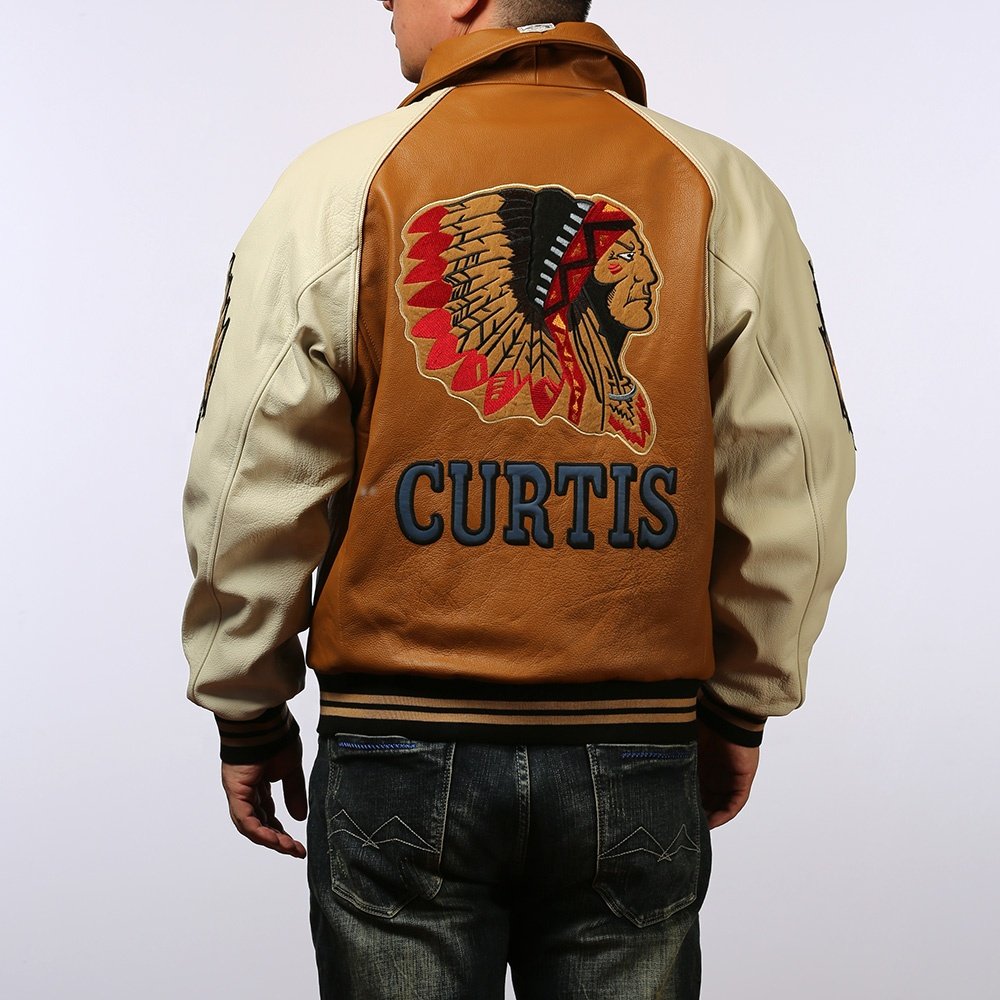Men Classic Best quality custom Fashion Embroidery Genuine leather Jackets Sports & Leisure Men's Cow Skin Made Top Product