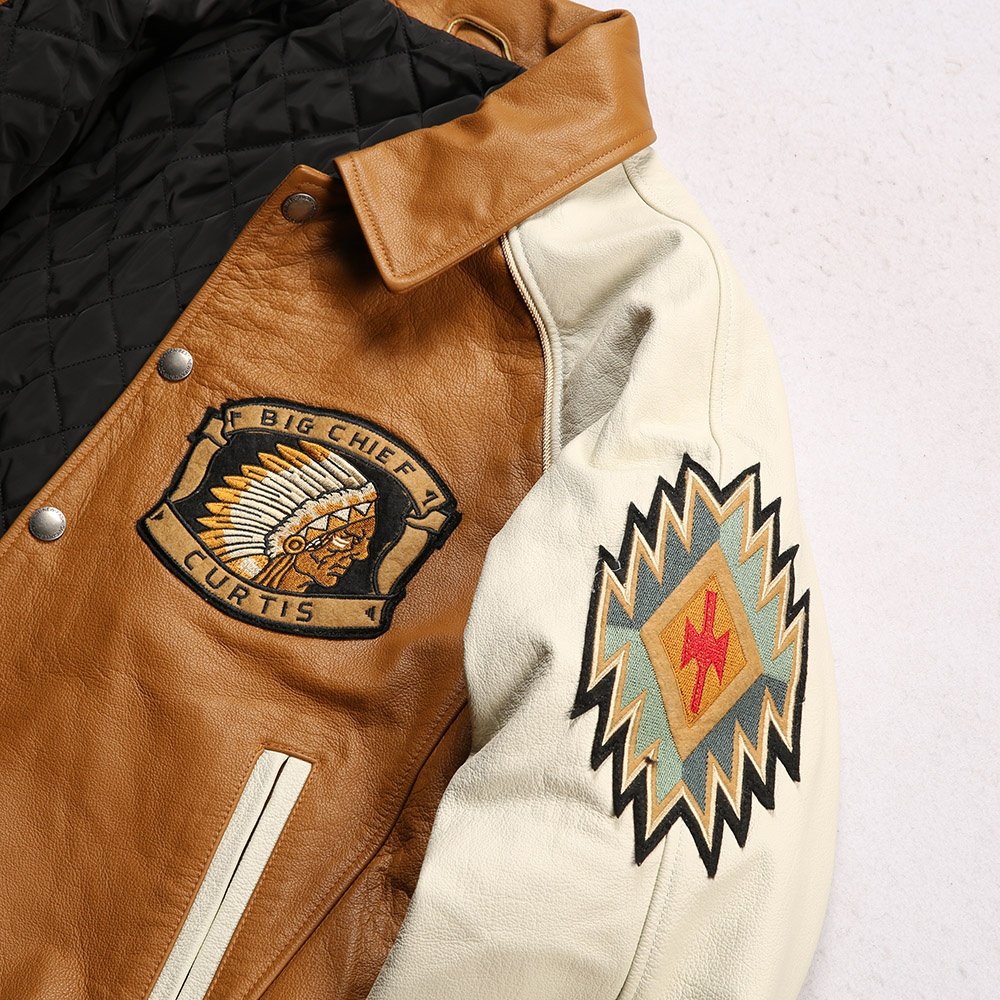 Men Classic Best quality custom Fashion Embroidery Genuine leather Jackets Sports & Leisure Men's Cow Skin Made Top Product