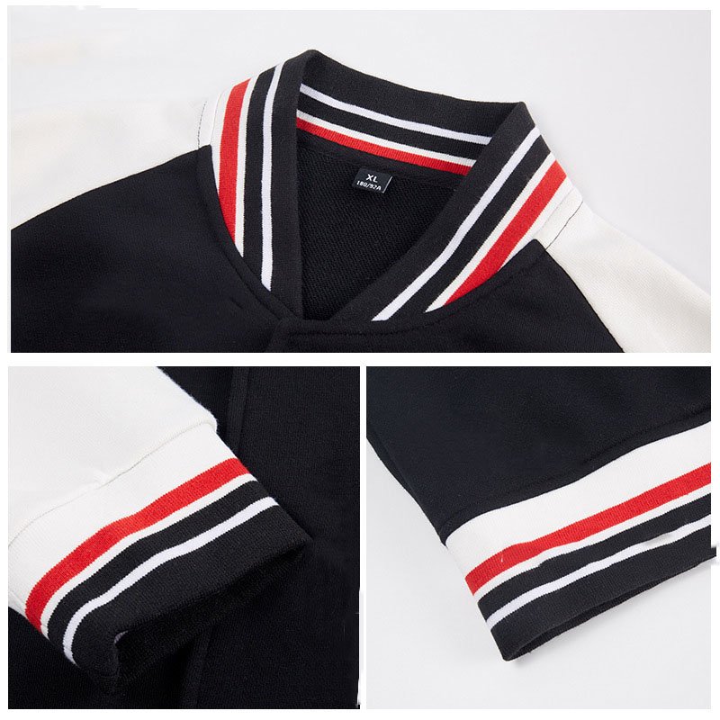 A215 Men's Jackets Men Baseball Jacket University Team Uniform Streetwear Button Pocket Casual Coat Letterman Jackets