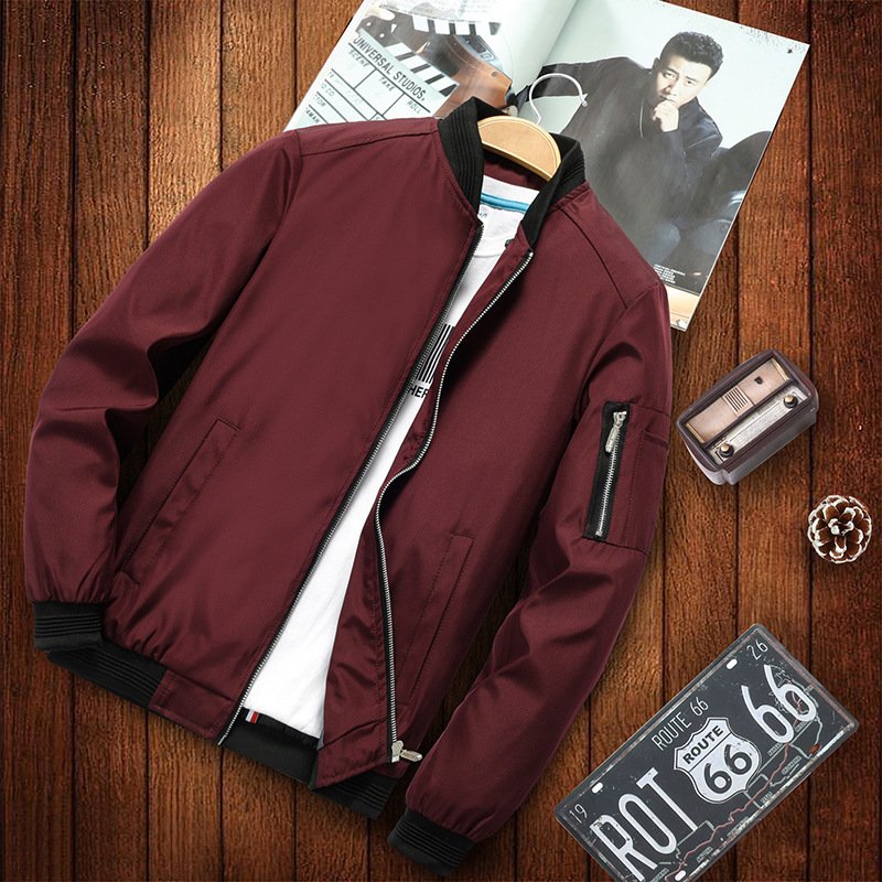 Autumn and winter New Styles Men's Jacket Coat Fashion Clothing Stand-up Collar Young Men's Jacket Streetwear