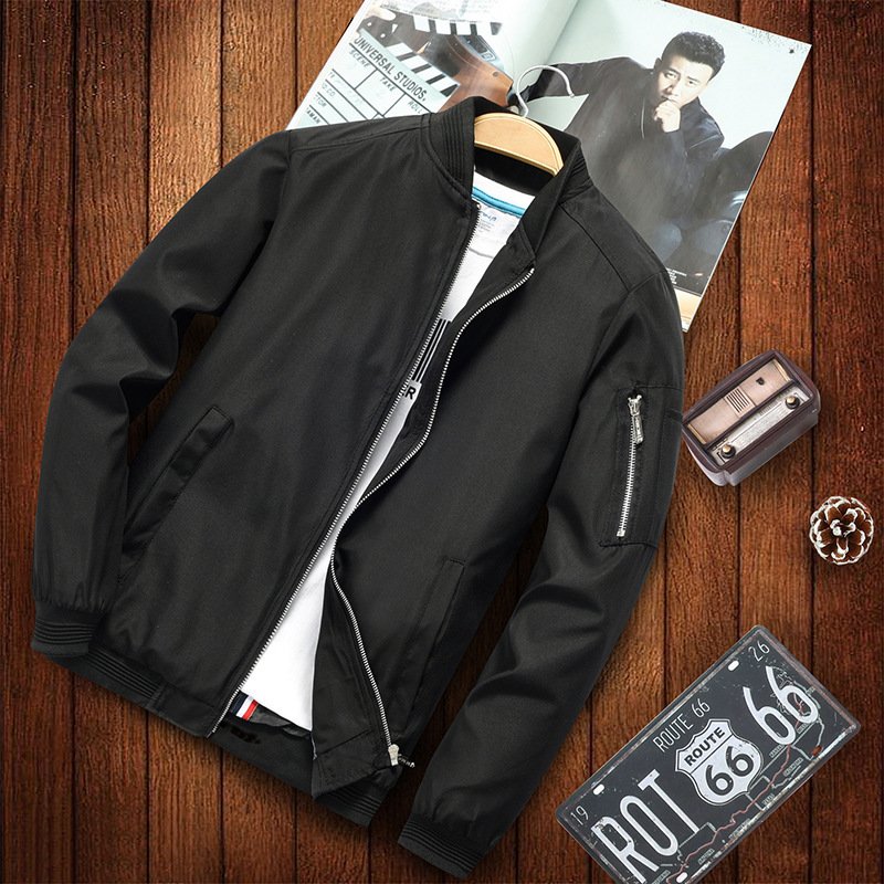 Autumn and winter New Styles Men's Jacket Coat Fashion Clothing Stand-up Collar Young Men's Jacket Streetwear