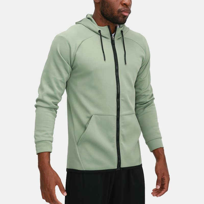 2022 Autumn Winter Hoodies New Men's Jackets Slim Fit Stand Collar Zipper Jacket Men Sportswear Tracksuit Thick Warm Jackets Men