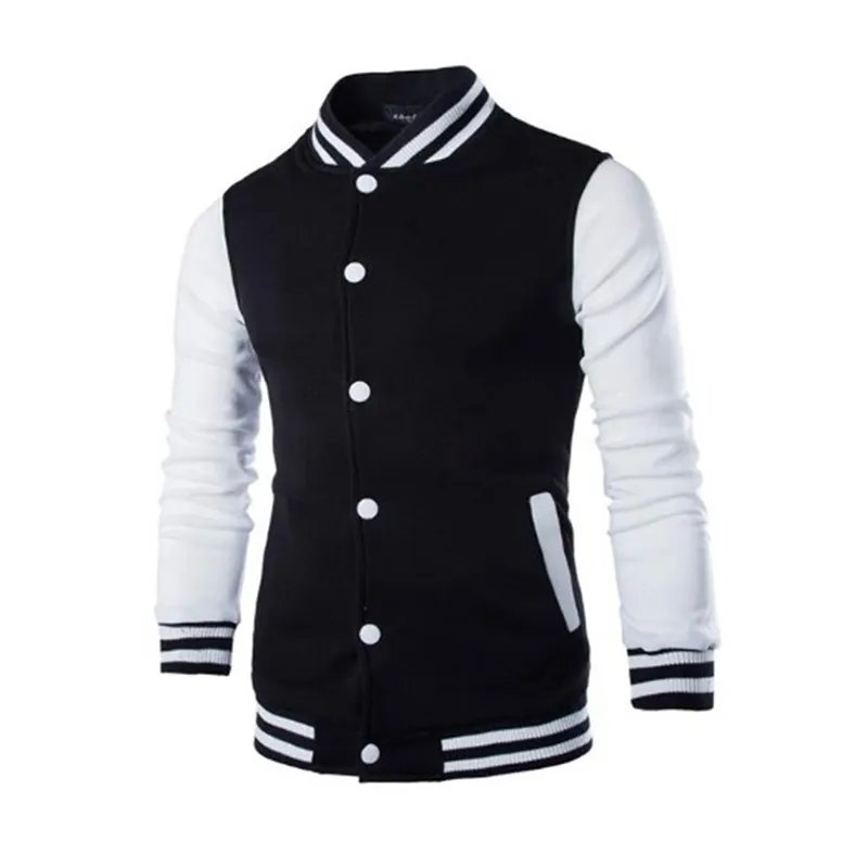 Plus size men's versity college jackets wholesale blank varsity jackets custom logo plain letter man varsity jacket for men