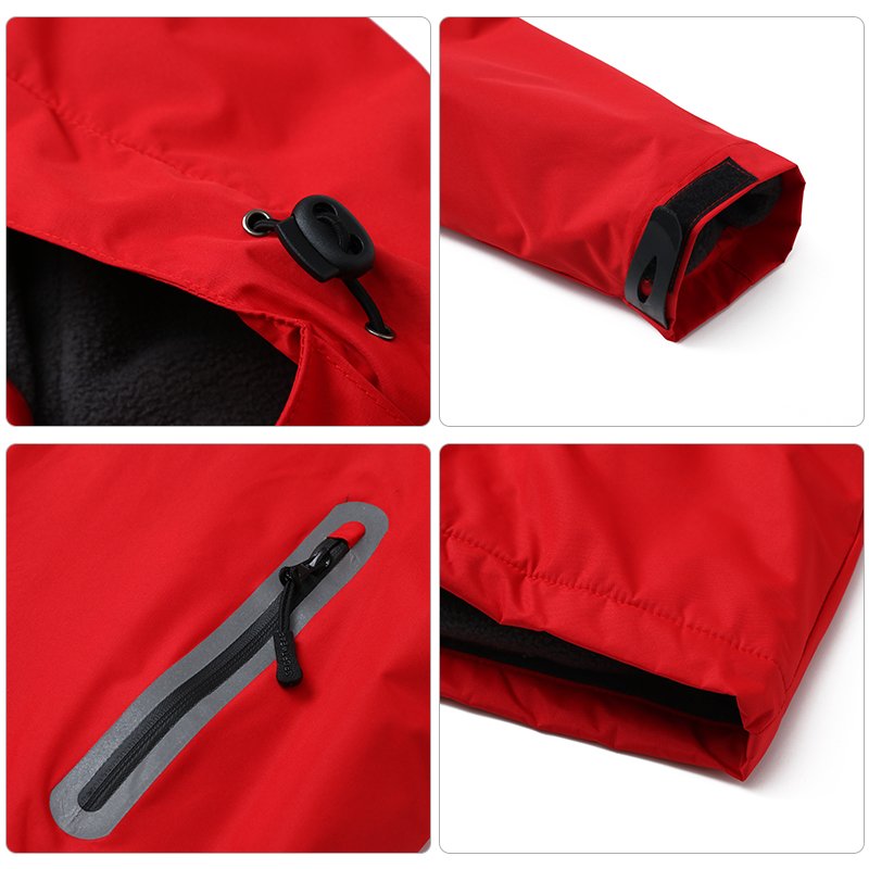 High windproof keep warm men's winter jackets for big/tall men fleece inner winter jackets outdoor sport jackets