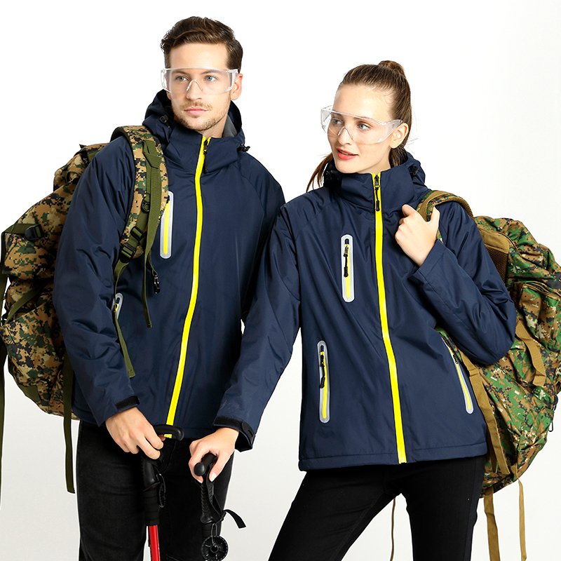 High windproof keep warm men's winter jackets for big/tall men fleece inner winter jackets outdoor sport jackets