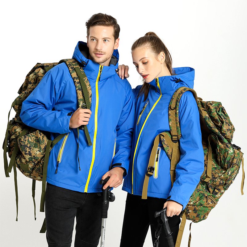 High windproof keep warm men's winter jackets for big/tall men fleece inner winter jackets outdoor sport jackets