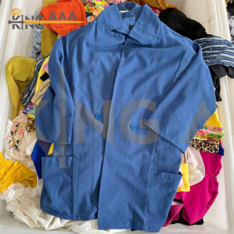 Second Hand Jacket Mixed Bales Container Women clothes Bales Used Clothes used varsity jacket