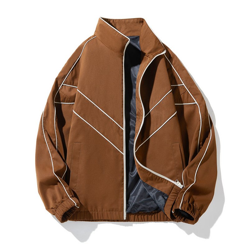 Hot Sale Men' Coat 2024 Spring Autumn Breathable Men Jackets Sports Stand-Up Collar Zipper Fashion Windbreaker Jacket