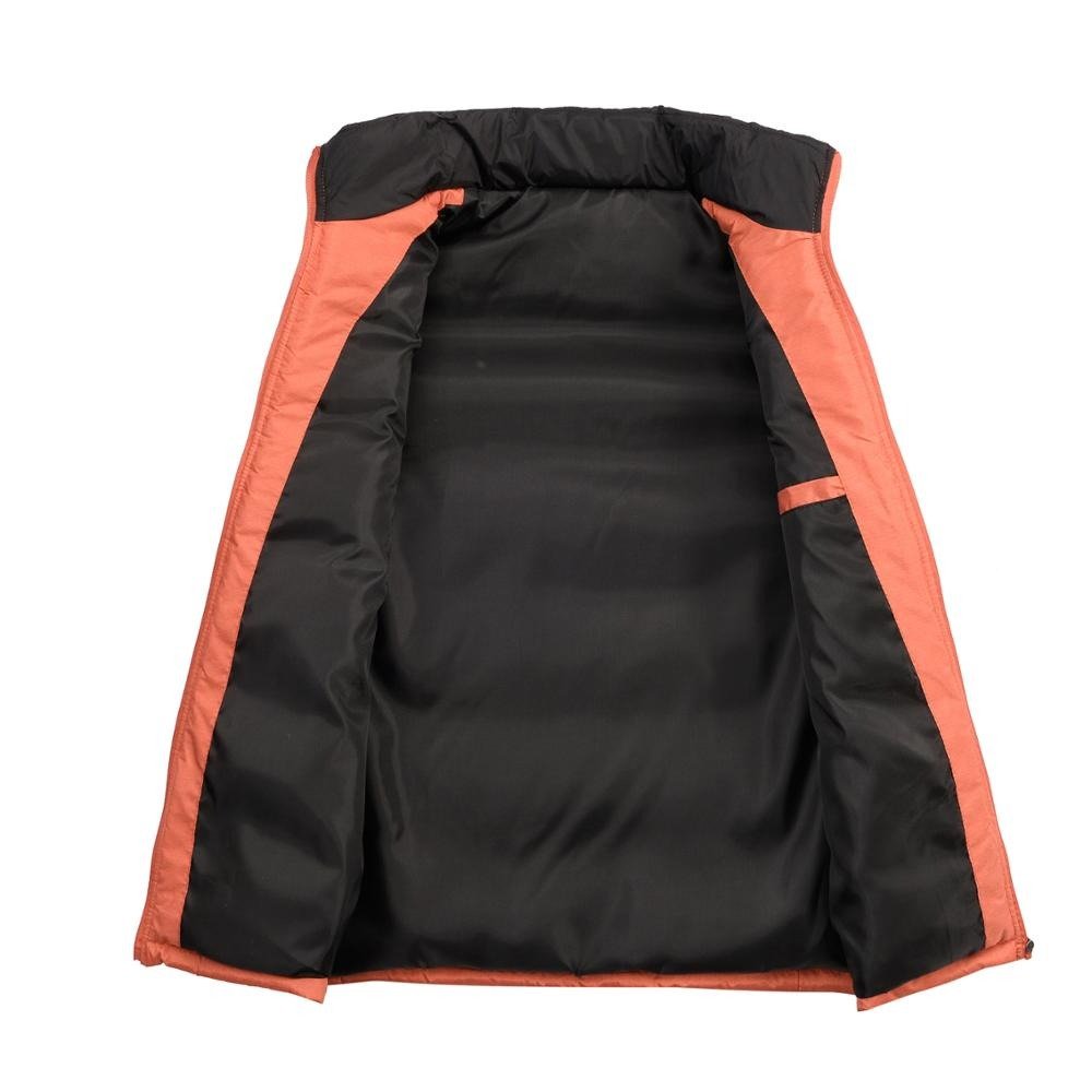OEM Custom Winter Zipper Winter Sleeveless Jacket Quilted Down Waterproof Puffer Men's Vests