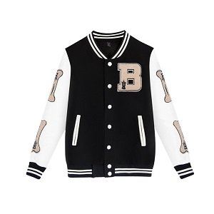 Baifa Custom LOGO Varsity Plus Size Men's Jackets OEM Street Style Team Wear Fashion Letterman Jacket University Jacket For Men