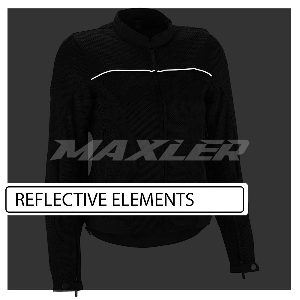 Men's CE Approved Motorbike Summer Jacket with Detachable Waterproof Lining Breathable Mesh Panels Lightweight