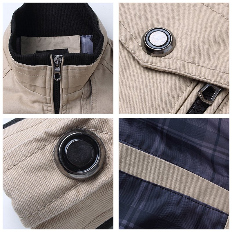 Men's Jacket Casual Fashion Outer Jacket Men's Spring Autumn 2023 New Slim Bomber Jacket Men