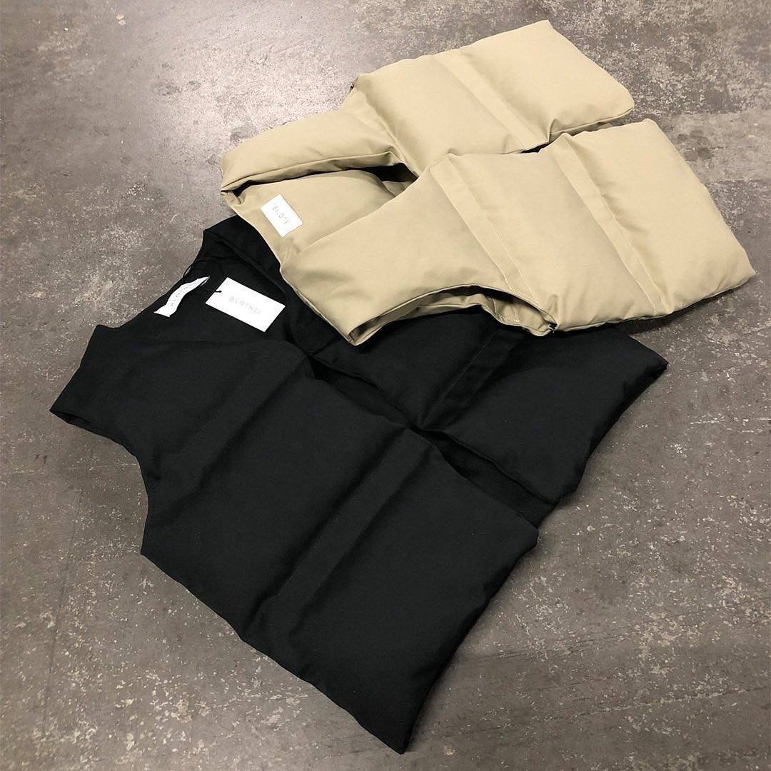 Puffer Quilted Men's Tank Top and Vest Men's Tank Jacket Custom Logo Men's Sleeveless winter puffer vest