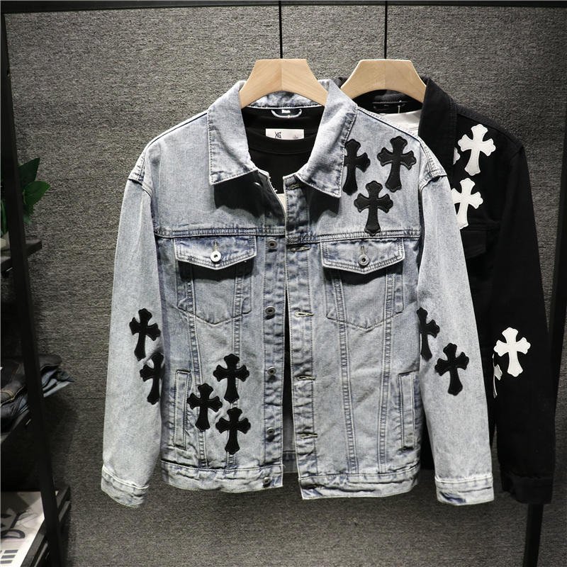 Men's Jacket Outerwear thin Jacket for Autumn and winter denim jacket men