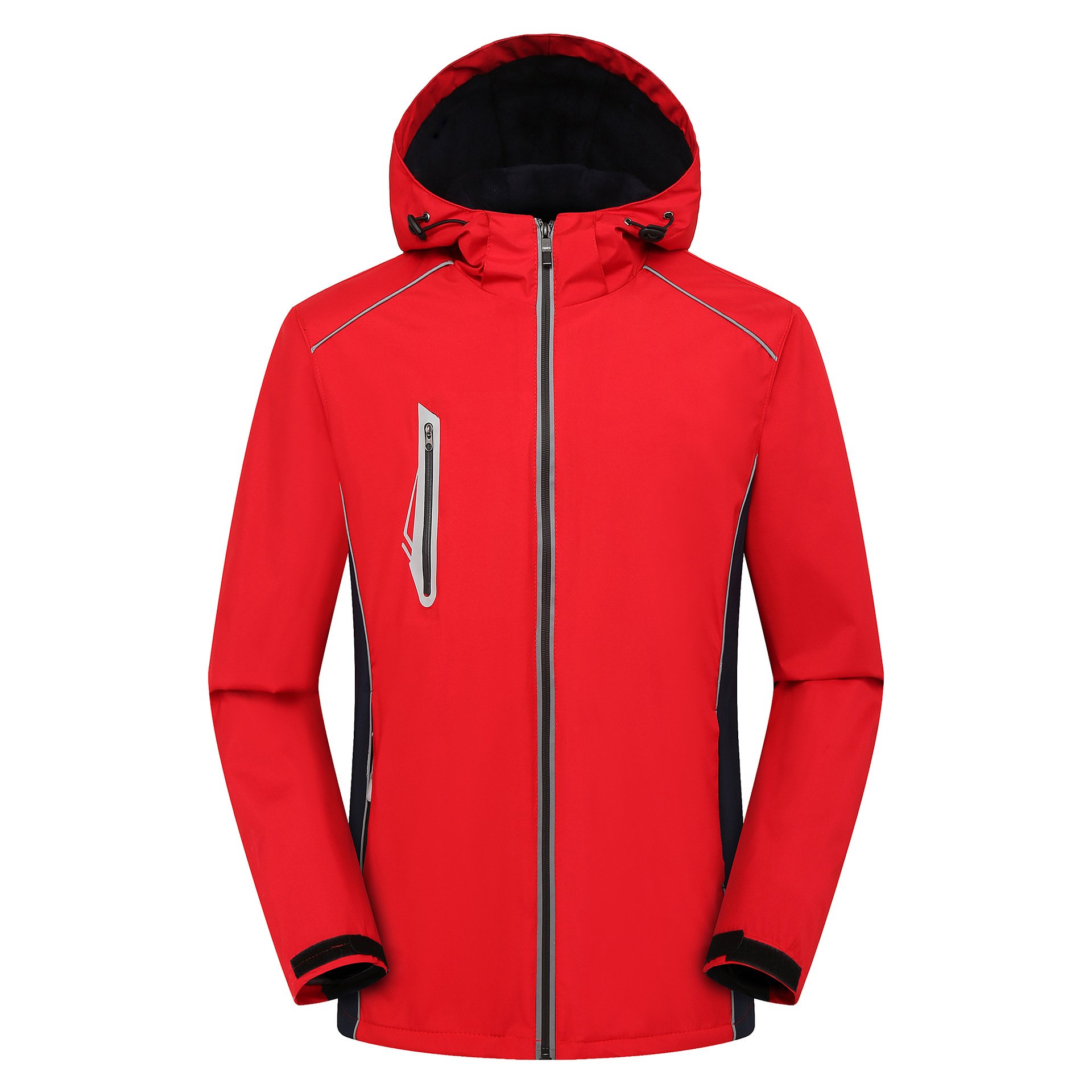 Men's Outdoor Fleece Lined Tactical Softshell With Hood Waterproof Multifunctional Hiking Coat for Men's Jacket