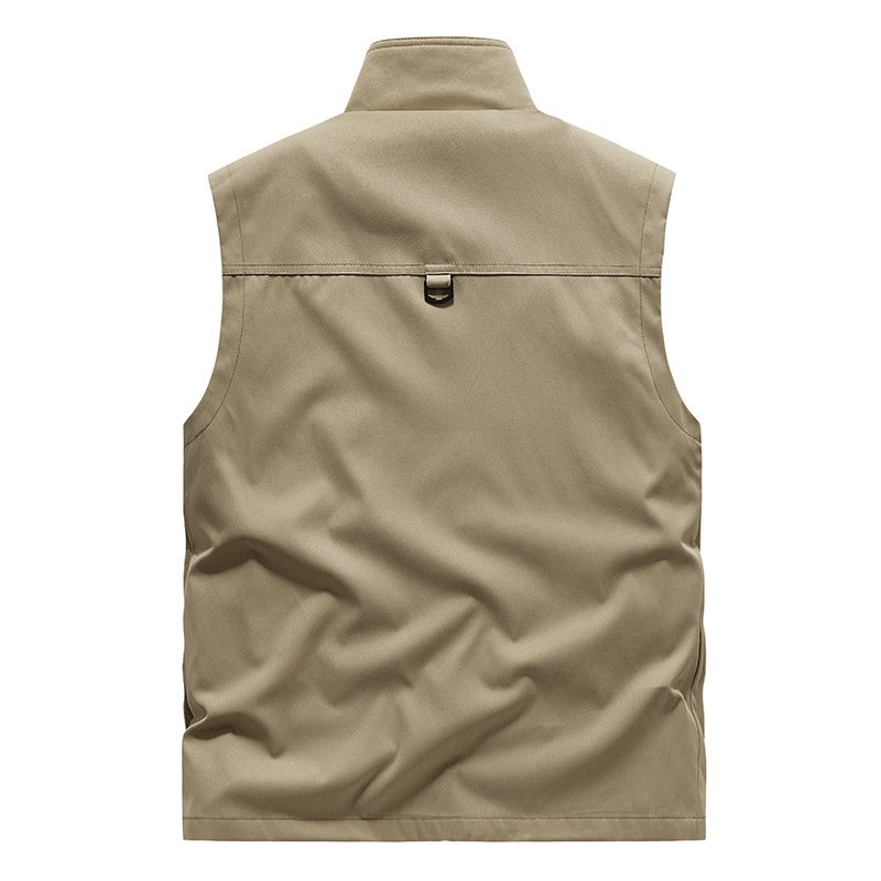 Custom Designs Newest Hot Sales Outdoor Men's Multi Pocket Cotton Fishing Photography Jacket Vest