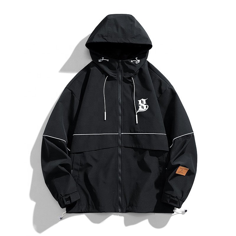 Custom New Autumn Winter Windbreaker Jackets Men Sports Casual Business Hip-hop Outdoor Plus Size Men Clothing Men's Jackets