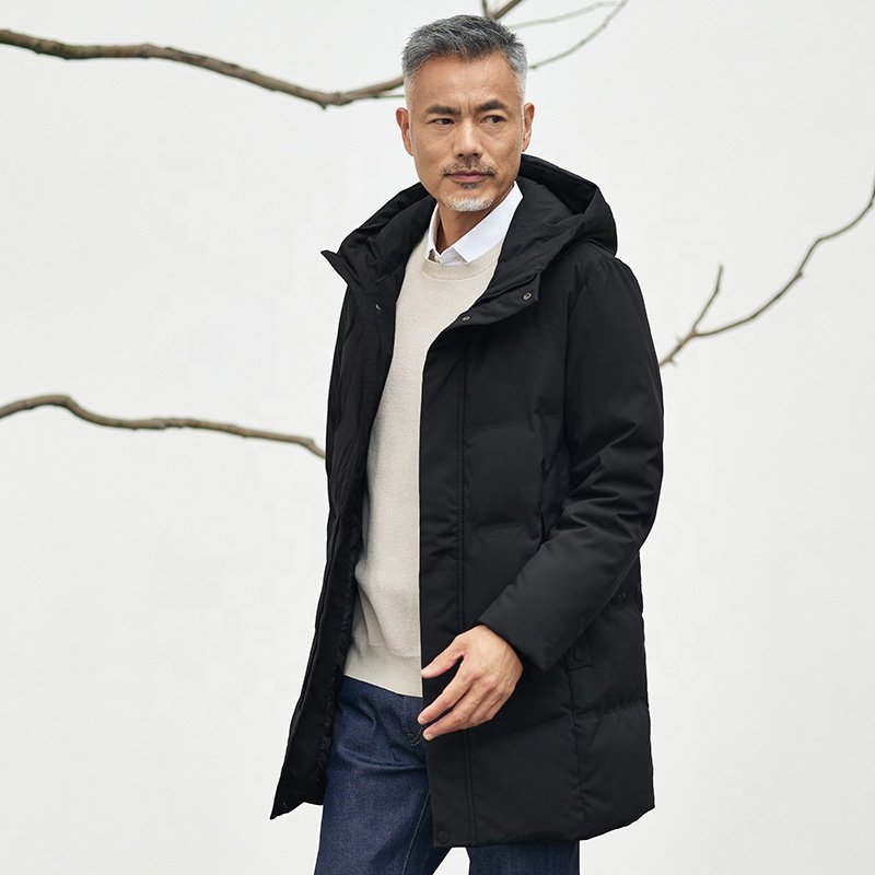 Big size down feather Plus Size Men's morden winter jackets lounge wear