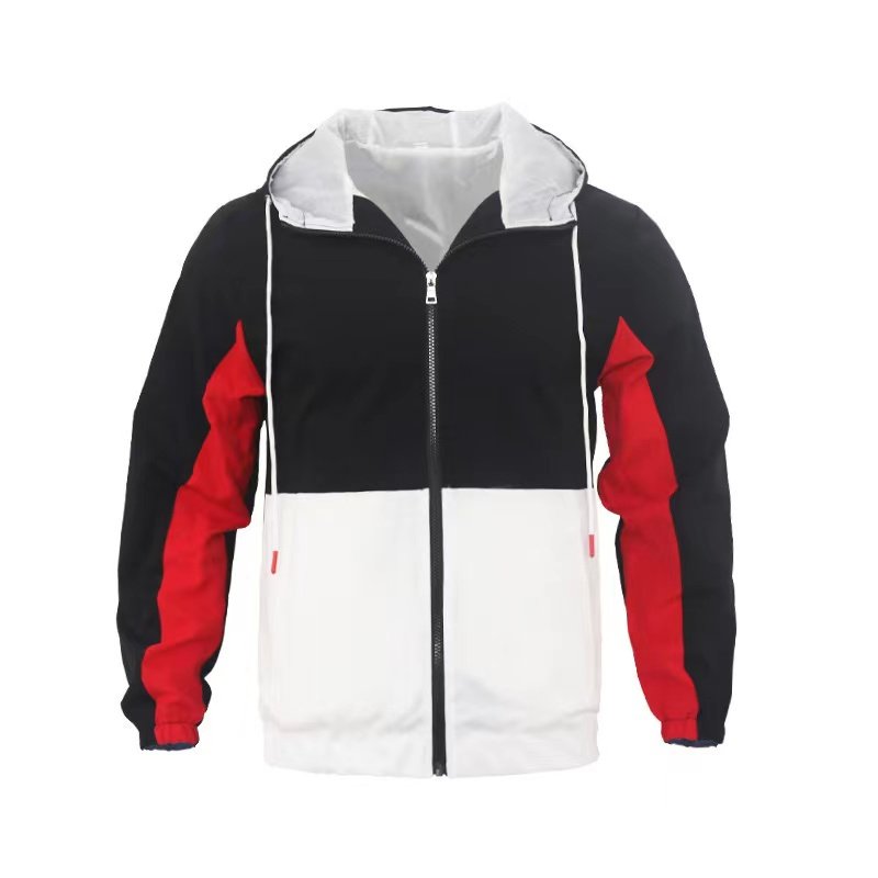 Customized LOGO spring and autumn hooded jacket casual European and American winter jacket for man men's clothing in stock