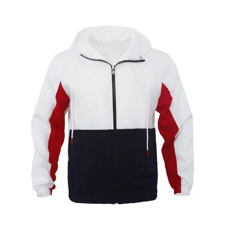 Customized LOGO spring and autumn hooded jacket casual European and American winter jacket for man men's clothing in stock