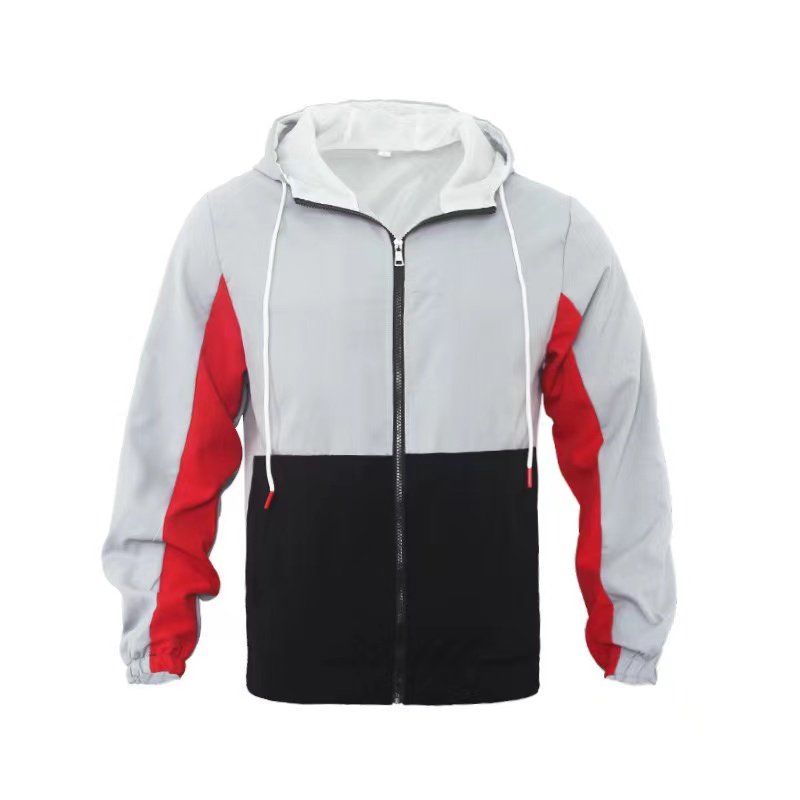 Customized LOGO spring and autumn hooded jacket casual European and American winter jacket for man men's clothing in stock
