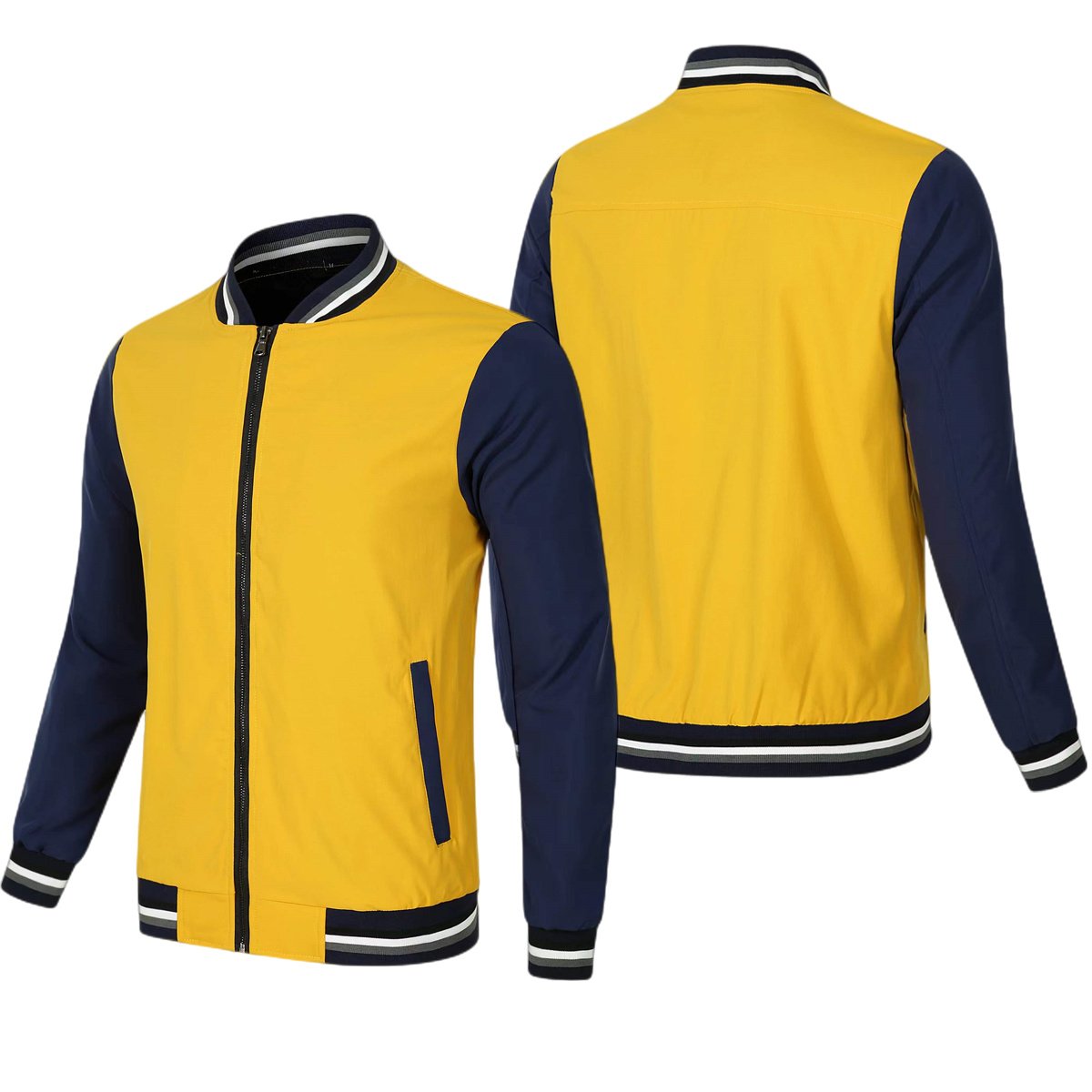 Wholesale Custom New Men's Casual Loose Sports Plus Size Zipper Jackets