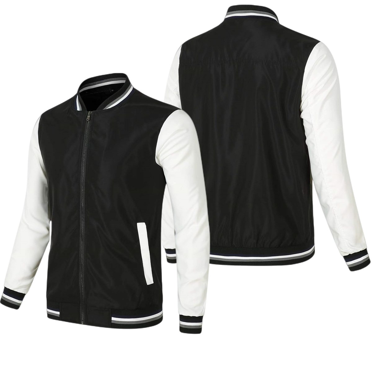 Wholesale Custom New Men's Casual Loose Sports Plus Size Zipper Jackets