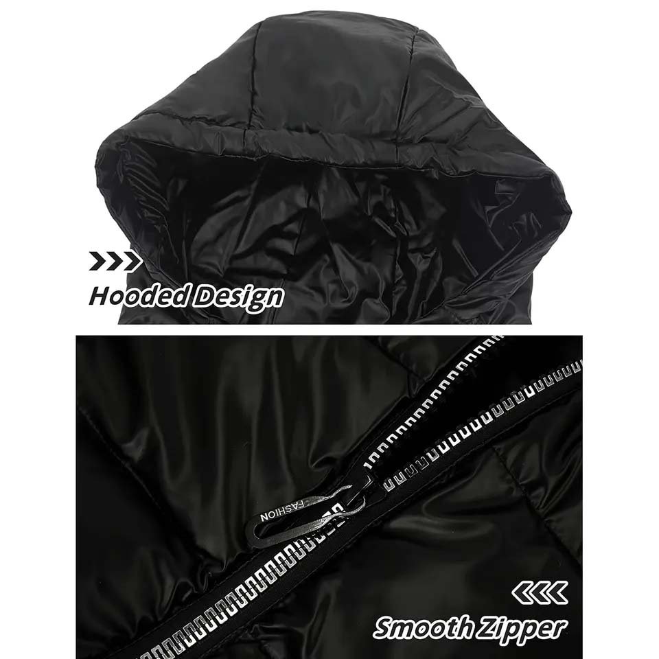 Custom Logo Men's Outdoor Lightweight Vest Stand Collar Zipper Pocket Winter Jacket Black Quilted Puffer Waistcoat Men's Vest