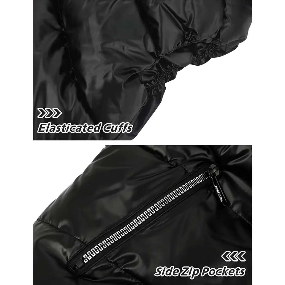Custom Logo Men's Outdoor Lightweight Vest Stand Collar Zipper Pocket Winter Jacket Black Quilted Puffer Waistcoat Men's Vest