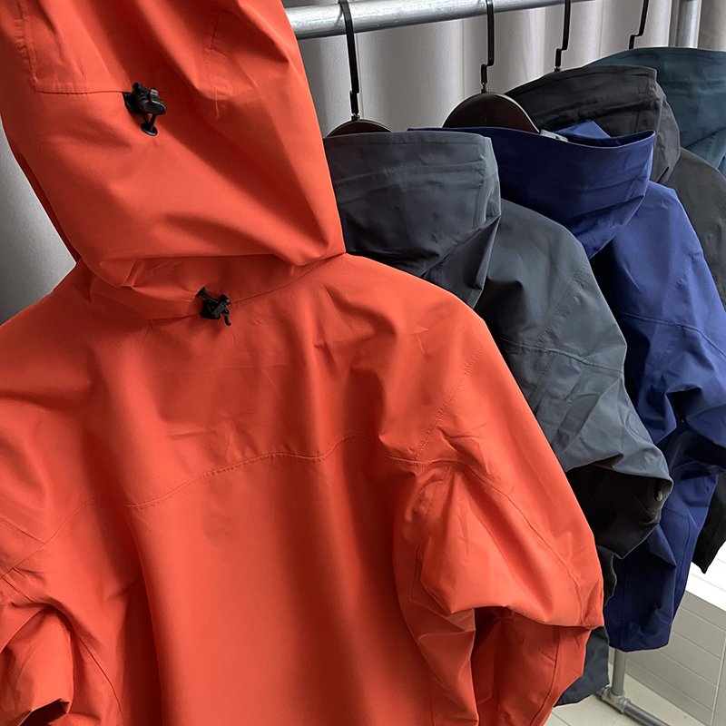 Custom Logo Men's Hard Shell Jacket Windproof Waterproof Fabric Outdoor Summer Activities-Hiking Camping Plus Size Anti-UV