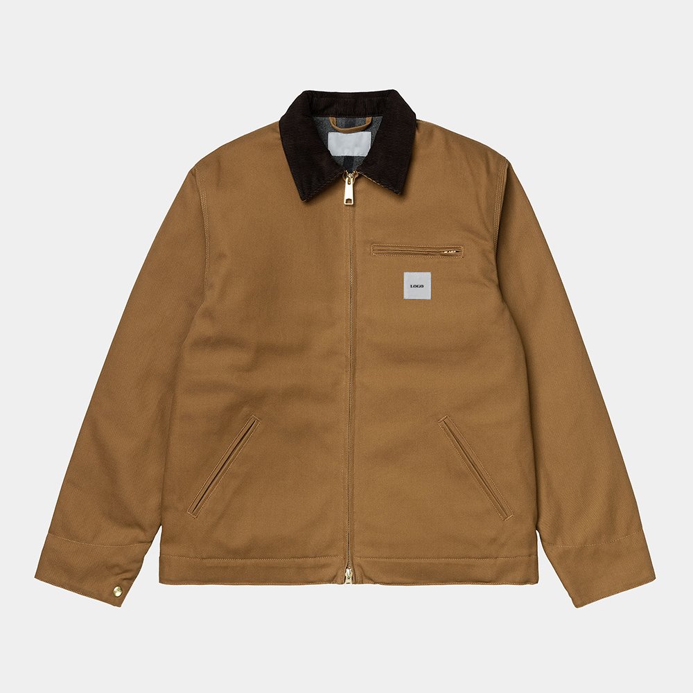 Custom Mens Insulated Eisenhower Front Zip Jacket Top Selling Worker Jackets Outdoor Workshop Wear Custom Design