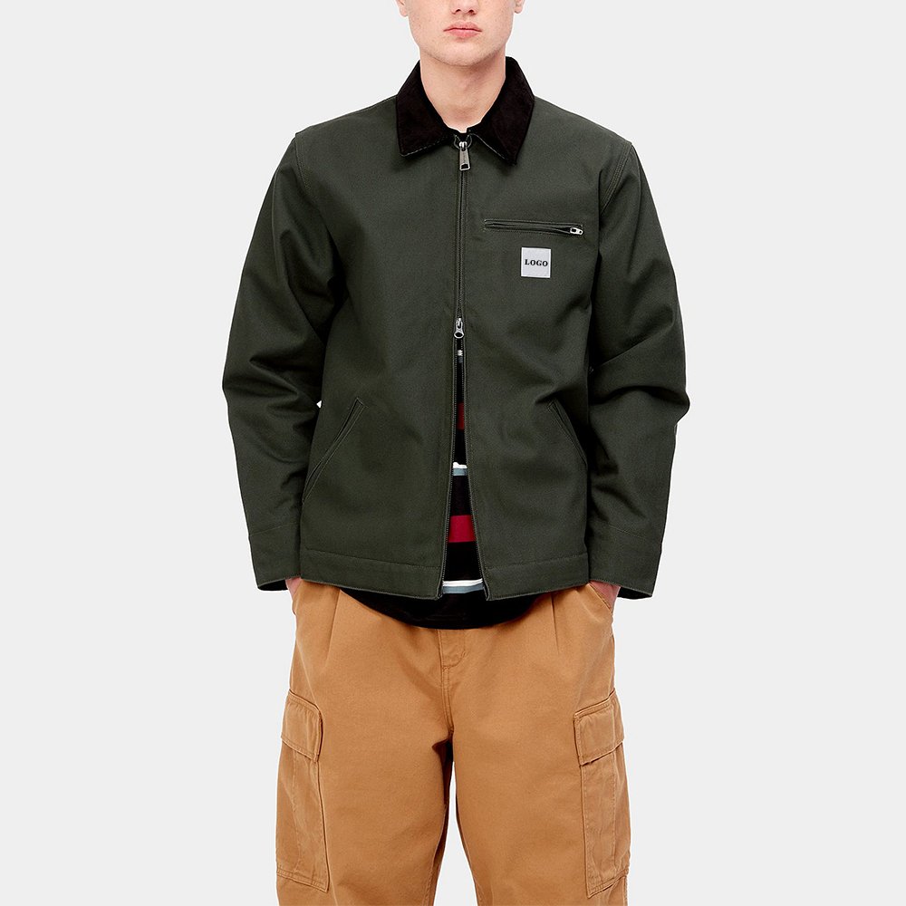 Custom Mens Insulated Eisenhower Front Zip Jacket Top Selling Worker Jackets Outdoor Workshop Wear Custom Design