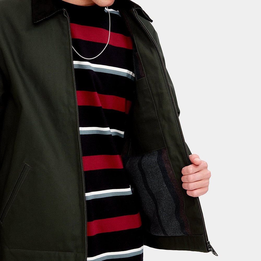 Custom Mens Insulated Eisenhower Front Zip Jacket Top Selling Worker Jackets Outdoor Workshop Wear Custom Design