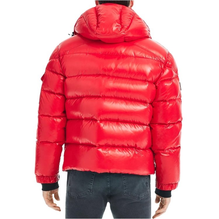 Street Wear Custom logo Men's Puffer Jacket embroidered printed Winter Bubble Jacket for Men
