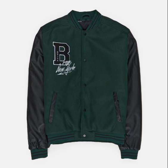 Wholesale Thick Letterman Jacket Varsity Basketball Chenille Patches Breathable Plus Size Men's Jackets