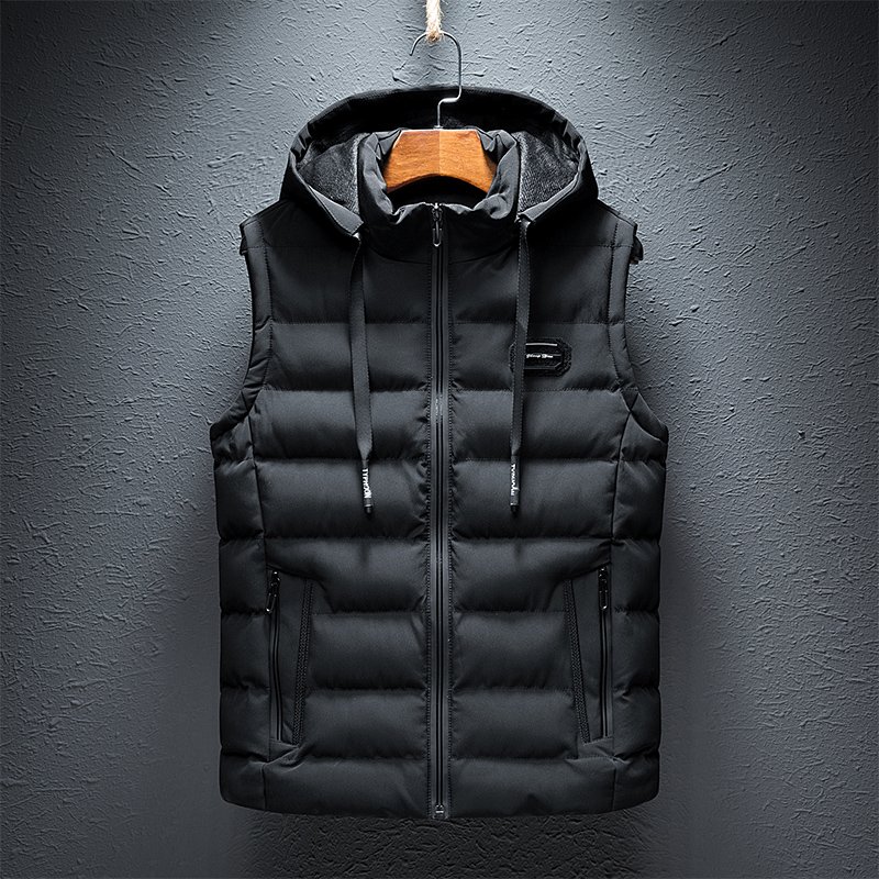 Men's fashion new design winter down jacket shiny jacket Warm Padded wholesale foam hooded jacket for men