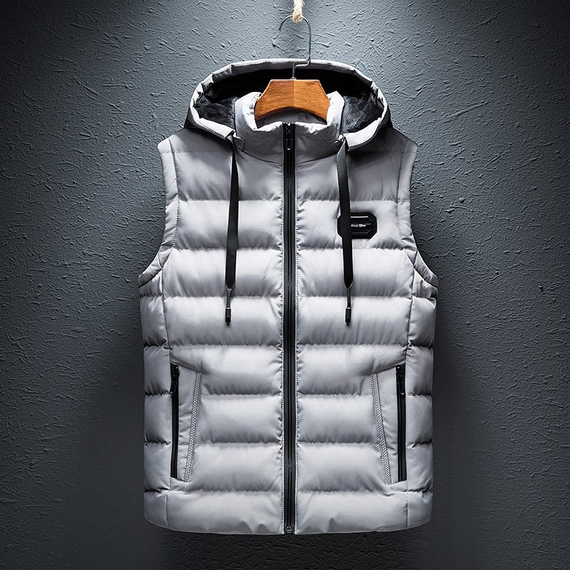Men's fashion new design winter down jacket shiny jacket Warm Padded wholesale foam hooded jacket for men
