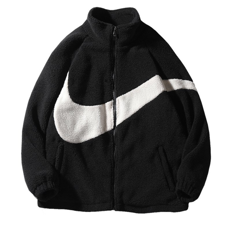 Men's Winter Lamb Plush Jacket Fur Integrated Granular Velvet Long Zipper Men Fleece Jacket Men's Winter Jacket 2024