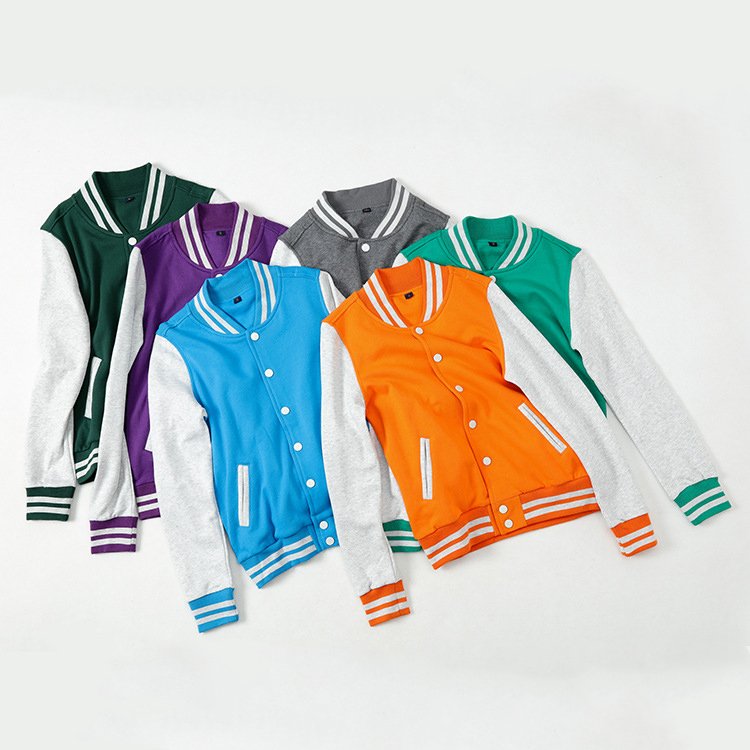 Custom Logo Winter Outdoor College Sports Baseball Men's Jackets & Coat Cotton Jacket Varsity Letterman Bomber Jacket Man
