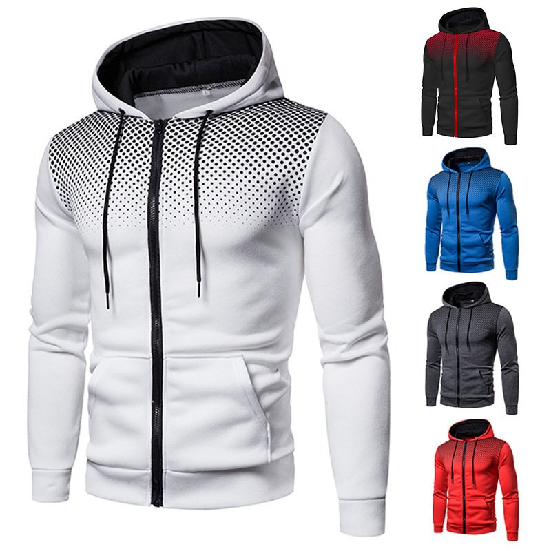 wholesale Sweatsuit windbreaker Jacket Men Sports Casual Business Solid plus size New Autumn Winter men's jackets