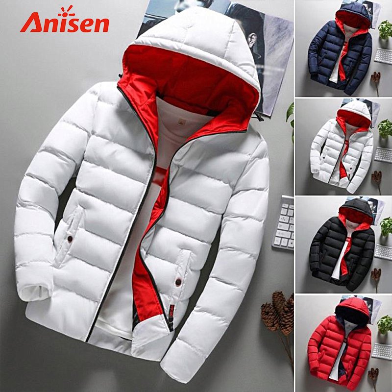 50% Discount Made In China Warm Winter Quilted Coat Outdoor Jacket Padded Warm Hooded Coat Men'S Puffer Jacket