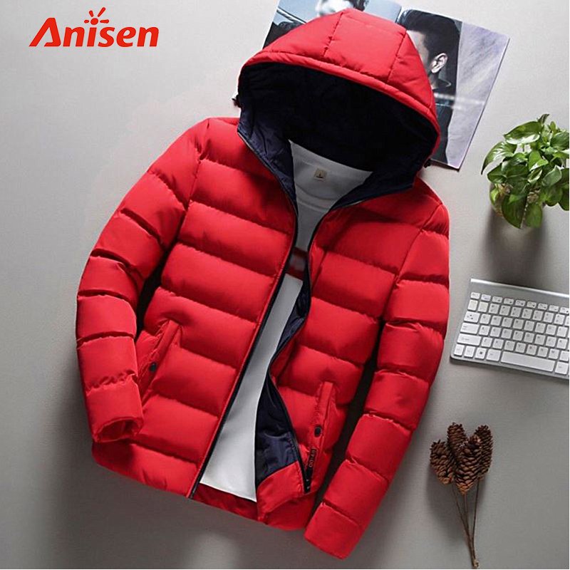 50% Discount Made In China Warm Winter Quilted Coat Outdoor Jacket Padded Warm Hooded Coat Men'S Puffer Jacket