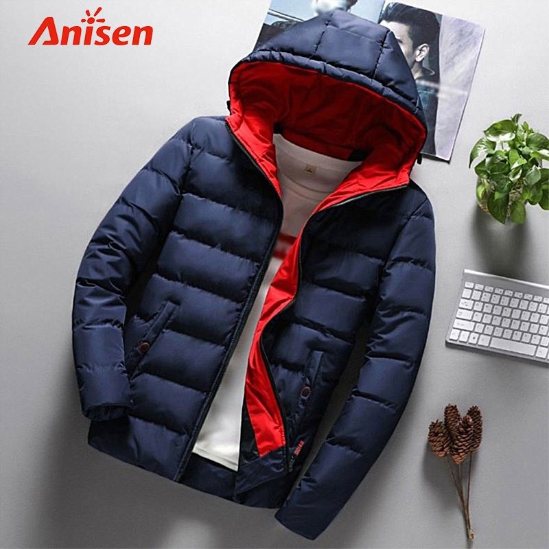 50% Discount Made In China Warm Winter Quilted Coat Outdoor Jacket Padded Warm Hooded Coat Men'S Puffer Jacket