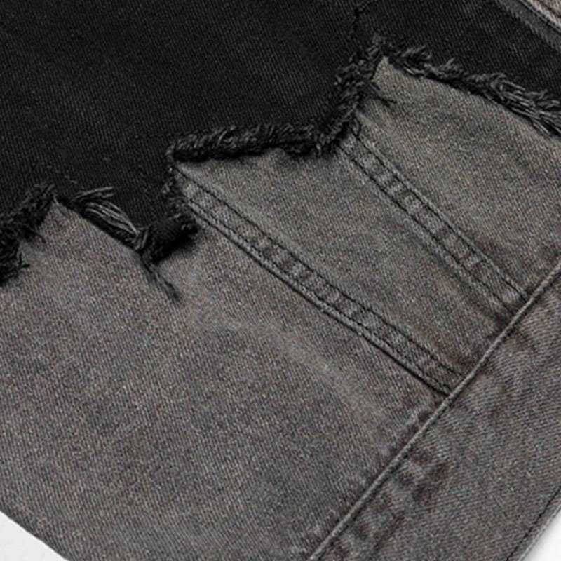 Custom designer black denim jacket men demin jeans jacket custom denim jeans and jackets for men
