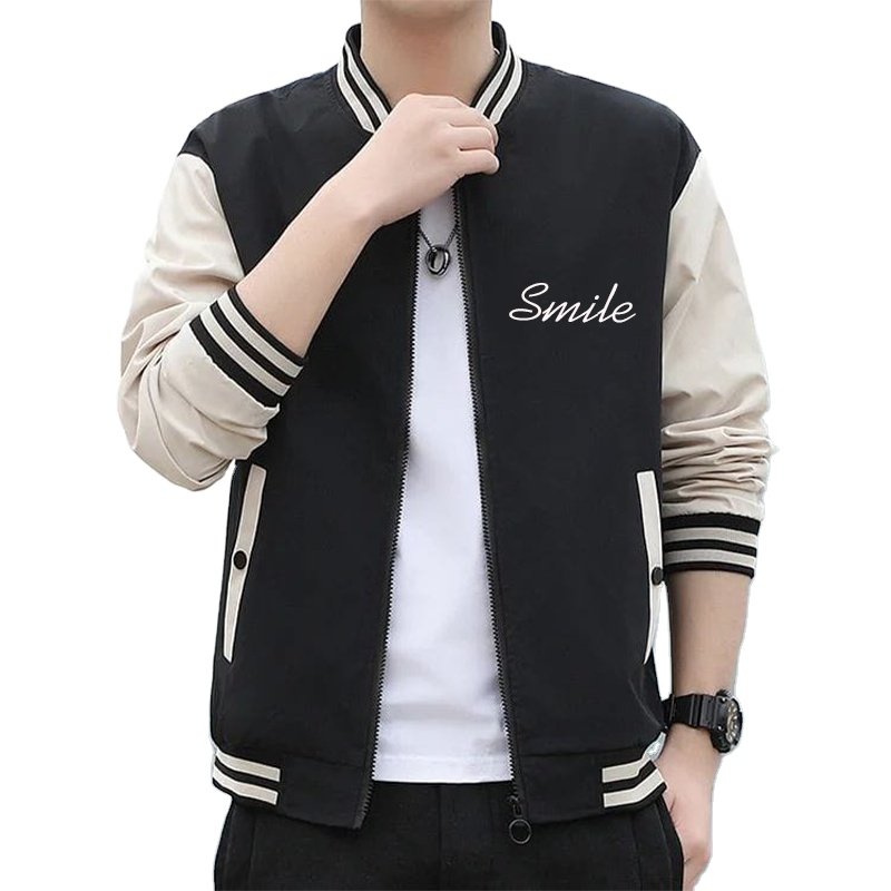 Leather Sleeve Baseball Letterman Varsity Jacket Custom Chenille Embroidery for Men Stand Casual Woven Winter Jackets