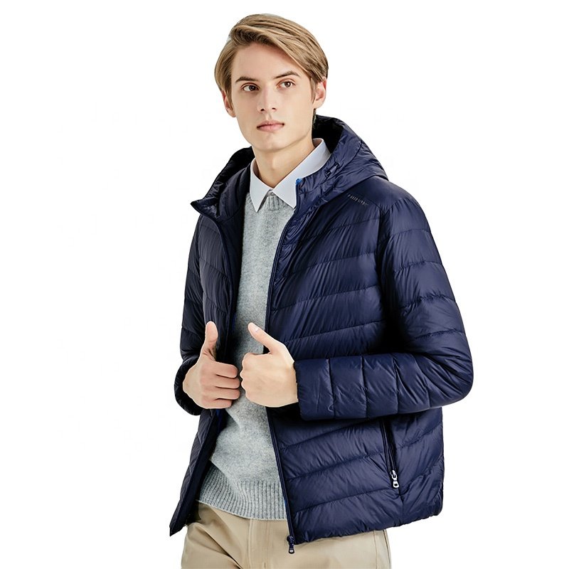 The highest quality low price wholesale big fur collar canada style men's goose down jacket thick lovers' outdoor winter coat