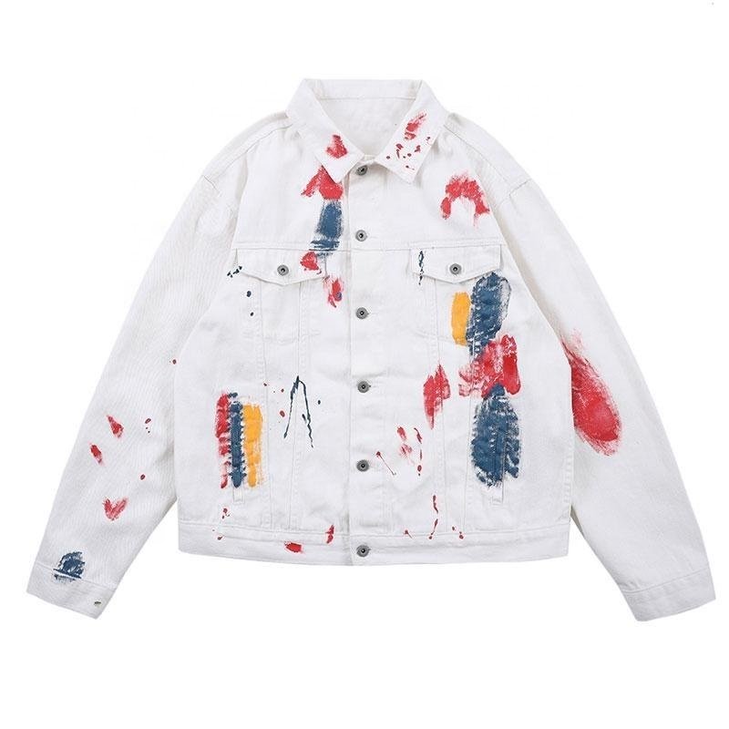 y2k clothing men Denim Jacket Manufacturer Wholesale Mens Washed denim jacket men