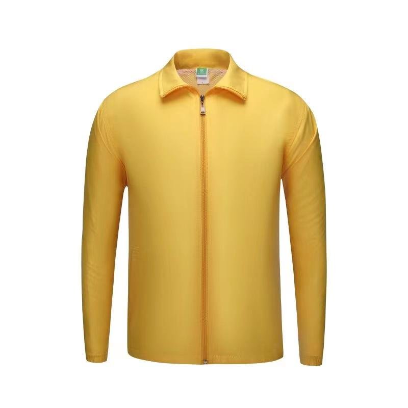 Custom logo quick-drying perspiration jacket group wear workwear men's jacket
