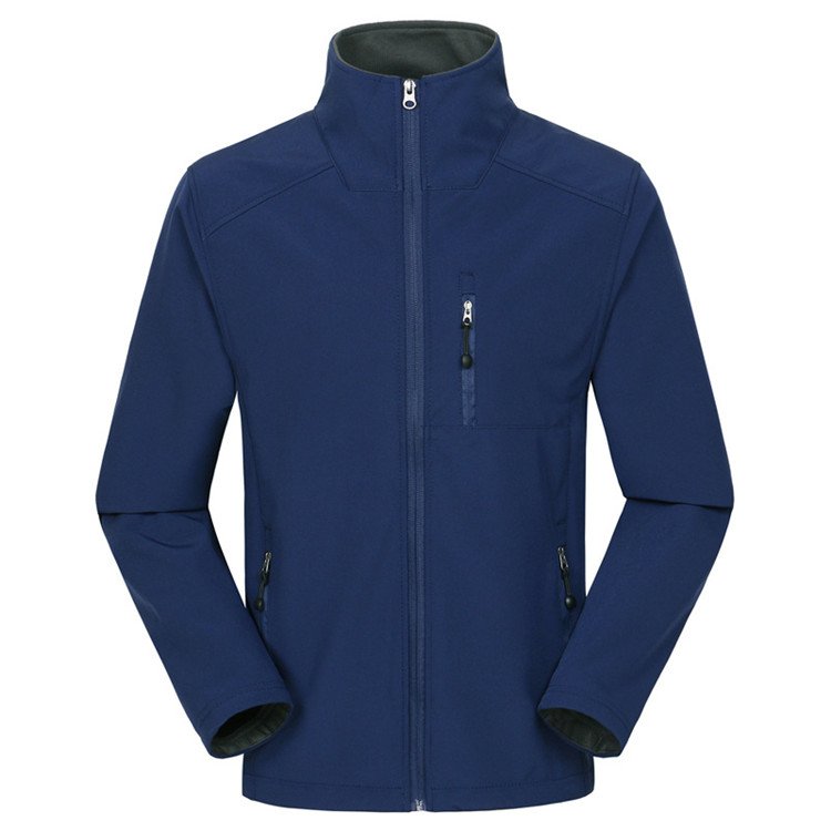 High Quality Men's Softshell Winter Jacket for Outdoor Sports Rock Climbing Camping Stand Collar Breathable Heated Sizes XL 4XL