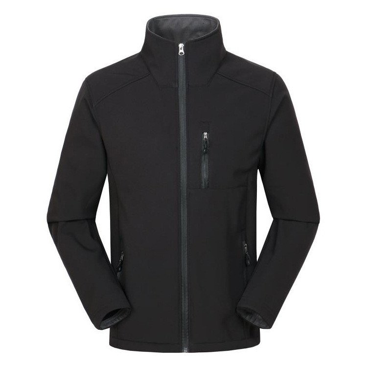 High Quality Men's Softshell Winter Jacket for Outdoor Sports Rock Climbing Camping Stand Collar Breathable Heated Sizes XL 4XL